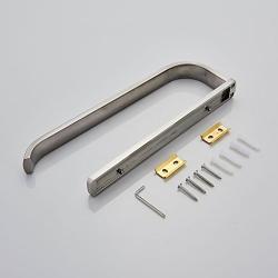 ROZIN Wall Mounted Bath Towel Hanger Single Towel Bar Brushed Nickel