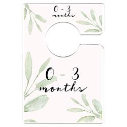 Mumsy Goose Nursery Closet Dividers Greenery Baby Clothes Dividers Botanical Closet Organizers