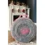 Homz Holiday Wreath Plastic Storage Boxes with Clear Lid (up to 24-Inch Diameter), Red (3-Pack)