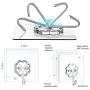 HangerSpace Adhesive Hooks, Transparent Reusable Sticky Hooks 13.2LB Heavy Duty Seamless Hooks Rotating Ceiling Hooks Wall Hanger Hooks Utility Hooks for Kitchen Bathroom Window - 12 Packs HangerSpace Adhesive Hooks, Transparent Reusable Sticky Hooks 13.2LB Heavy Duty Seamless Hooks Rotating Ceiling Hooks Wall Hanger Hooks Utility Hooks for Kitchen Bathroom Window - 12 Packs