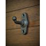 Coat Hanger, Classic Wall Hook, Handpainted Oil Rubbed Bronze or Pick Color, Bathroom Towel Hanger