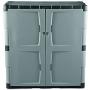 Rubbermaid Double-Door Storage Cabinet, 18" D x 36" W x 37" H, Gray/Black, FG708500MICHR