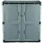 Rubbermaid Double-Door Storage Cabinet, 18" D x 36" W x 37" H, Gray/Black, FG708500MICHR Rubbermaid Double-Door Storage Cabinet, 18" D x 36" W x 37" H, Gray/Black, FG708500MICHR