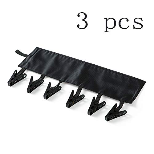 HJYPYJ Magic Hanger,Portable Cloth Folding Hanger,with Clip Space-Saving Organizer Hanger Strong Clamping Force/Black / 34x10cm