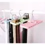 KYCPTNFJ 3 PCS Eight-Hole Multifunctional Clothes Hanger Clip Tie Rack Clothes Storage Holders Home Space Saving Hanger