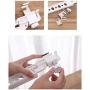 HJYPYJ Magic Hanger,Wall-Mounted PP Folding Hanger,Easy Installation Organizer Space-Saving Hanger,Bearing 5Kg Durable/White / 1 pcs