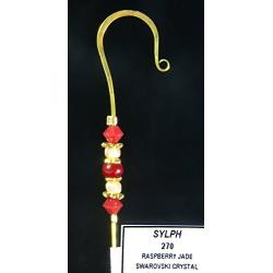 Handmade Jeweled Christmas Ornament Hanger Hook- SYLPH