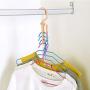 Wffo Magic Clothes Hanger 5-hole Belt Handle 360°Rotating Hanger Hook Clothes Storage Heavy Duty 3 Pieces