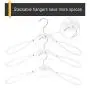 VISMOORE Portable Suit Hanger for Travel Luxury Design with Tie Holder and Reinforce Rotatable Hanger Wings Free Swivel to Different Shoulder Widths, Space Saving Clothes Hangers (White, Suit&Tie) VISMOORE Portable Suit Hanger for Travel Luxury Design with Tie Holder and Reinforce Rotatable Hanger Wings Free Swivel to Different Shoulder Widths, Space Saving Clothes Hangers (White, Suit&Tie)