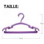 ajzdnzvr 10PCS Plastic Hangers - Clothes Coat Trouser Bar Baby Toddler Childrens Hangers,5 Colors