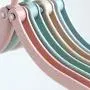 SH Travel Hangers Portable Multi-Folding Hangers Hangout Outdoor Clothes Hanger Plastic Clothes Hanging Family Travel Drying Racks for Cars and Camps (4 Packs)
