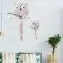 Sundlight Owl Macrame Wall Hanging Art Decor Handmade Woven Tapestry Boho Ornament Wall Hanger - Office Living Room Bedroom Nursery Craft Decorations fit Home Sundlight Owl Macrame Wall Hanging Art Decor Handmade Woven Tapestry Boho Ornament Wall Hanger - Office Living Room Bedroom Nursery Craft Decorations fit Home