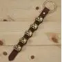 Gold Arctic Sleigh Bell Leather Strap Hanger Door Chimes / Dog Potty Training_FREE SHIPPING Gold Arctic Sleigh Bell Leather Strap Hanger Door Chimes / Dog Potty Training_FREE SHIPPING