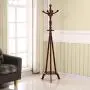 Safe and Practical Birch Coat Rack, Living Room Bedroom Assembled Wooden Clothes Rack, Floor-Standing Vertical Hanger, 45 180 cm Redwood Color