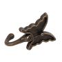 Uxcell a16062000ux0417 Wall Hanger Robe Clothes Hat Butterfly Key COAT Hooks Wall Hanger 2Pcs