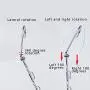 GEZICHTA Metal Magical Hangers, Multi Holes S Shape Magic Hangers with Rotatable Hook, Space Saving Closet Wardrobe Clothing Oragnizer