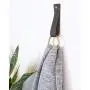 Medium Leather Wall Hook, minimalist leather strap hanger for bath towel holder leather wall hook strap towel hook bathroom decor brass towel ring nordic home