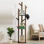 Coat Rack,Wardrobe Wall Hanger Clothes Hangers Wall Clothes Hanger Wooden Coat Rack Clothes Stand,Model D