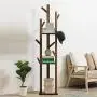 Coat Rack,Wardrobe Wall Hanger Clothes Hangers Wall Clothes Hanger Wooden Coat Rack Clothes Stand,Model D