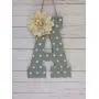 Front Door Hanger - Home Decor Sign - Gray Wall Decoration Front Door Hanger - Home Decor Sign - Gray Wall Decoration