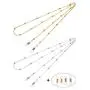 Mini Tree Necklace Eyeglass Chain Beaded Sunglasses Strap and Cords for Women (Silver and Gold) Mini Tree Necklace Eyeglass Chain Beaded Sunglasses Strap and Cords for Women (Silver and Gold)