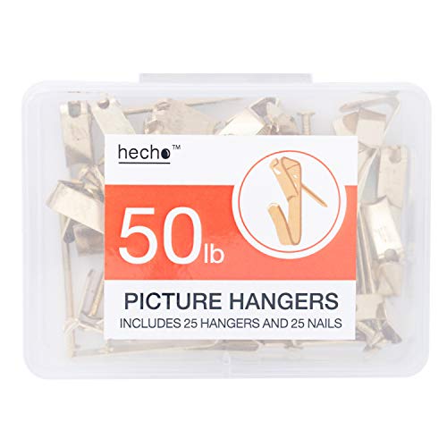 Hecho 50lb Picture Hangers | 25 Pieces Hecho 50lb Picture Hangers | 25 Pieces