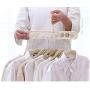 10pcs Random Color Multi-Port Support Circle Clothes Hanger Clothes Drying Rack Multifunction Plastic Scarf Clothes Hangers Hangers Storage Racks
