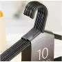 10pcs Adult Coat Hangers Strong Plastic Clothes Hangers for Tops/Skirts/Dresses/Trousers Non-Slip Hanger Hook 10pcs Adult Coat Hangers Strong Plastic Clothes Hangers for Tops/Skirts/Dresses/Trousers Non-Slip Hanger Hook