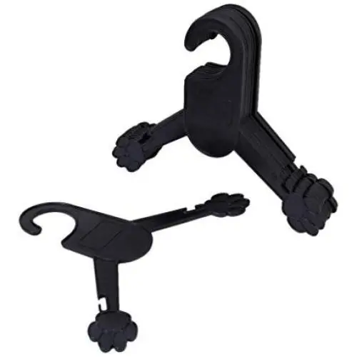 10pcs Pet Dog Clothing Hangers Black (9 inch) 10pcs Pet Dog Clothing Hangers Black (9 inch)