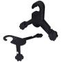 10pcs Pet Dog Clothing Hangers Black (9 inch)