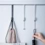 Clothes Racks Non-Perforated Clothes Hanger Wall Mount Rack on The Back of The Hanger Door, 5 Pcs, Standard Hangers (Color : Black) Clothes Racks Non-Perforated Clothes Hanger Wall Mount Rack on The Back of The Hanger Door, 5 Pcs, Standard Hangers (Color : Black)