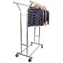 Cypress Shop Rolling Double Clothing Rail Rack Bar Commercial Grade Steel Garment Laundry Clothes Hanger Holder Adjustable Hanging Indoor Outdoor Coat Hanging Dryer Drying Cart Home Furniture Cypress Shop Rolling Double Clothing Rail Rack Bar Commercial Grade Steel Garment Laundry Clothes Hanger Holder Adjustable Hanging Indoor Outdoor Coat Hanging Dryer Drying Cart Home Furniture
