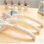 10 Pcs Top Grade White Cotton Fabric Padded Clothes Hanger Rack with Bowknot, Anti-Slip Dress Shirts Hanger with Embroidery Decoration 10 Pcs Top Grade White Cotton Fabric Padded Clothes Hanger Rack with Bowknot, Anti-Slip Dress Shirts Hanger with Embroidery Decoration
