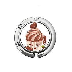 Pattern Design Handbag Hanger Holder Women Round Foldable Purse Hook