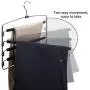 ALIOO Clothes Pant Hanger Closet Storage Organizer for Scarf Trouser Laundry Room Hanging(2 Pack)