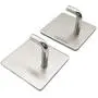 Godagoda 1Pcs Stainless Steel 304 Towel Hooks Self Adhesive Bath Bathroom Shower Kitchen Wall Clothes Hangers Without Drilling Godagoda 1Pcs Stainless Steel 304 Towel Hooks Self Adhesive Bath Bathroom Shower Kitchen Wall Clothes Hangers Without Drilling