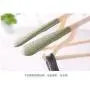 zhihuoyou Adult Unmarked Hanger Wide-Shoulder Plastic Hanger Clothing Rack Pants Rack Anti-Slip Clothes Rack 10 Packs Nordic Green
