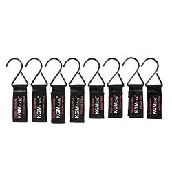 KGMcare Super- Durable Storage Straps (8 Pcs 4S/4M)- Hook and Loop Organizer Hanger for Cables, Rope and More for Home, Shop