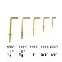 T.K. Excellent Ceiling Hooks Cup Hooks Screw Hooks Mug Hooks Assortment Kit,245Pcs