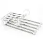 5 in 1 Pant Rack 5pcs Random Color Shelves Stainless Steel Clothes Hangers Multi-Functional Wardrobe Magic Hanger 5 in 1 Pant Rack 5pcs Random Color Shelves Stainless Steel Clothes Hangers Multi-Functional Wardrobe Magic Hanger