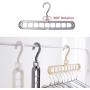 Leagway Magic Clothing Hanger Organizer, Wardrobe Clothes Cascading Hanger Hook Rack, Closet Space Saving Hangers, Keep Your Shirt/Skirt/Coat Organized and Wrinkle-Free, 360 Rotation, 2 Pack (Grey)