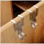10Pcs Stainless Steel Lovers Shaped Hooks Kitchen Hanger Clothes Storage Rack Tool Decoration 10Pcs Stainless Steel Lovers Shaped Hooks Kitchen Hanger Clothes Storage Rack Tool Decoration