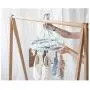 Plastic Multifunctional Hanger 18 Clip Drying Rack Drying Rack Socks Clip Hanger Socks Clip Clothes Clip 10Pack