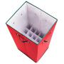 Elf Stor 1024 Paper Storage Box-Stores up to 20 Rolls of 30 Inch Long Gift Wrap in One Convenient Red Lidded Container, 1 PACK