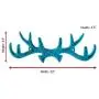 Comfify Vintage Cast Iron Deer Antlers Wall Hooks Antique Finish Metal Clothes Hanger Rack w/Hooks | Includes Screws and Anchors | in Blue Comfify Vintage Cast Iron Deer Antlers Wall Hooks Antique Finish Metal Clothes Hanger Rack w/Hooks | Includes Screws and Anchors | in Blue