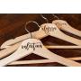 Bridesmaid Proposal Gift | Personalized Bridal Dress Hanger | Wedding Present for Bride | Pick Color