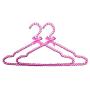 5pcs Random Color 40cm High-Grade Pearl Clothing Hangers Women Plastic Hanger Clothes Rack Wedding Dress Hangers