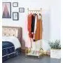 Y.H.Valuable Coat Racks Nordic Wrought Iron Coat Rack Floor Rack Bedroom Living Room Clothes Rack Simple Gold Floor Hanger Entryway Furniture