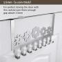 Sporgard Over The Door Hook Hanger, Heavy-Duty Organizer for Coat, Towel, Bag, Robe, Cap? Stainless Steel 8 Hooks Rack Sporgard Over The Door Hook Hanger, Heavy-Duty Organizer for Coat, Towel, Bag, Robe, Cap? Stainless Steel 8 Hooks Rack