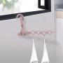 Fdit1 Multifunctional Foldable 4 Holes Drying Rack Clothes Hanger Clothing Hook Quality PP Material(2#)